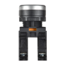 Кнопка d=22мм IEK MASTER MI-BT60-11-3-22-K02 1NO+1NC чёрная